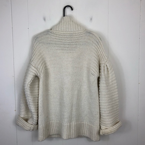 Benetton Wool Mohair Chunky Knit Sweater Sz M - Picture 10 of 16